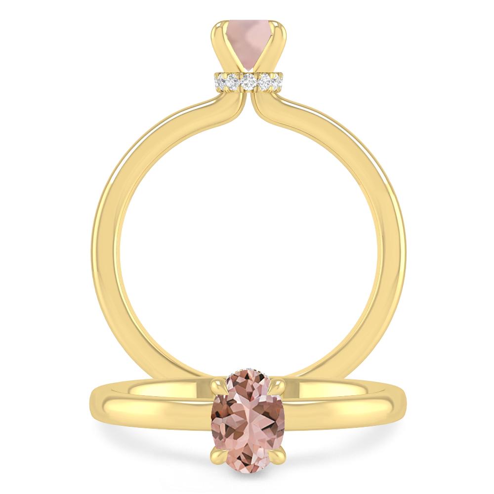 Yellow Gold - Morganite