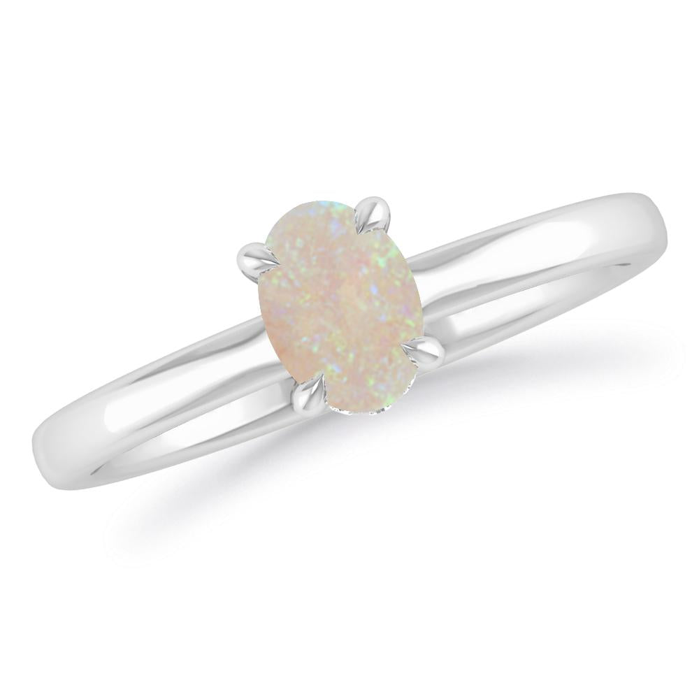 White Gold - Opal