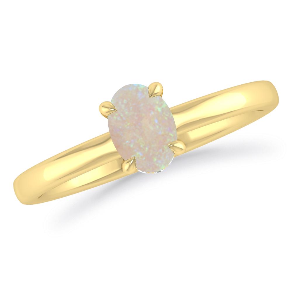 Yellow Gold - Opal