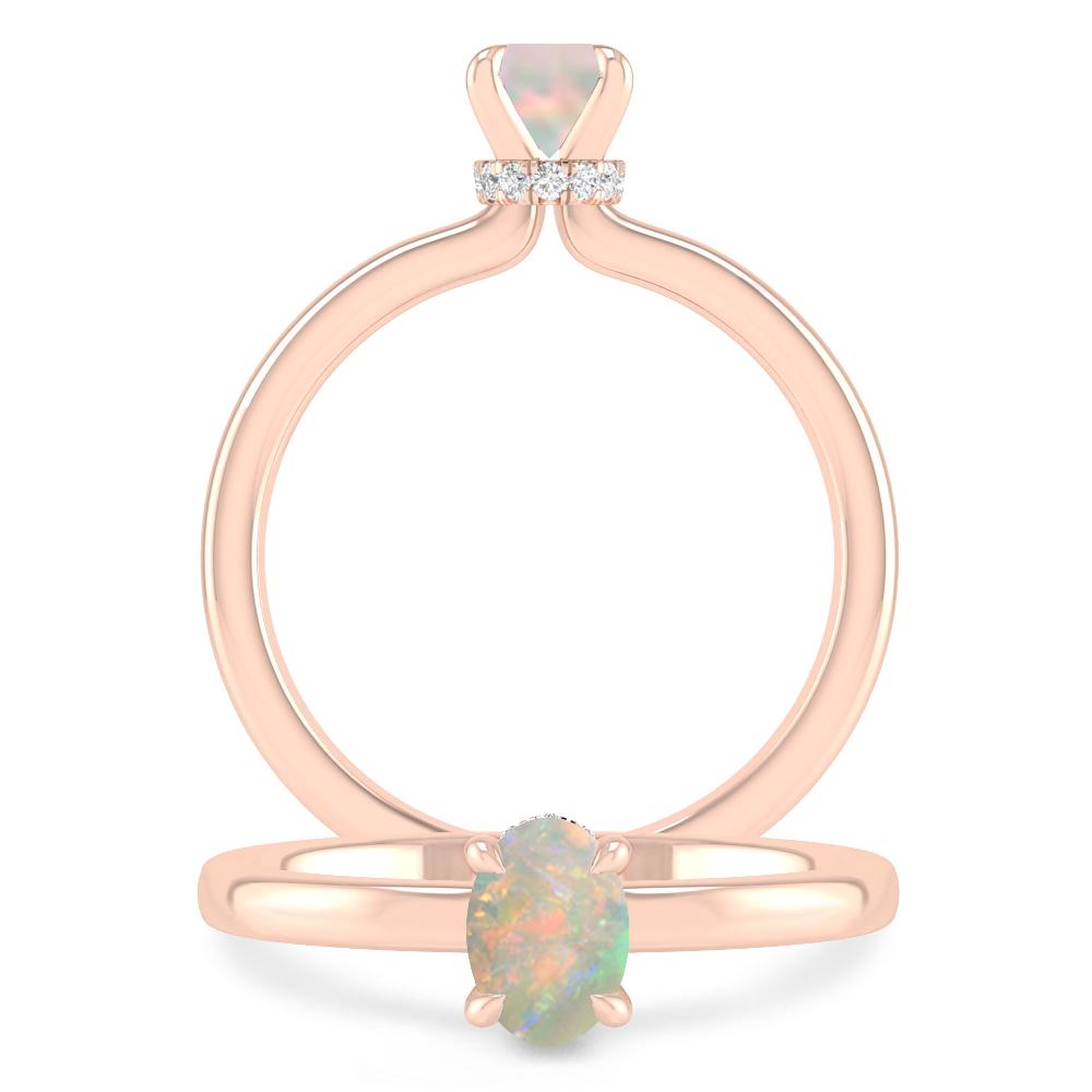 Rose Gold - Opal