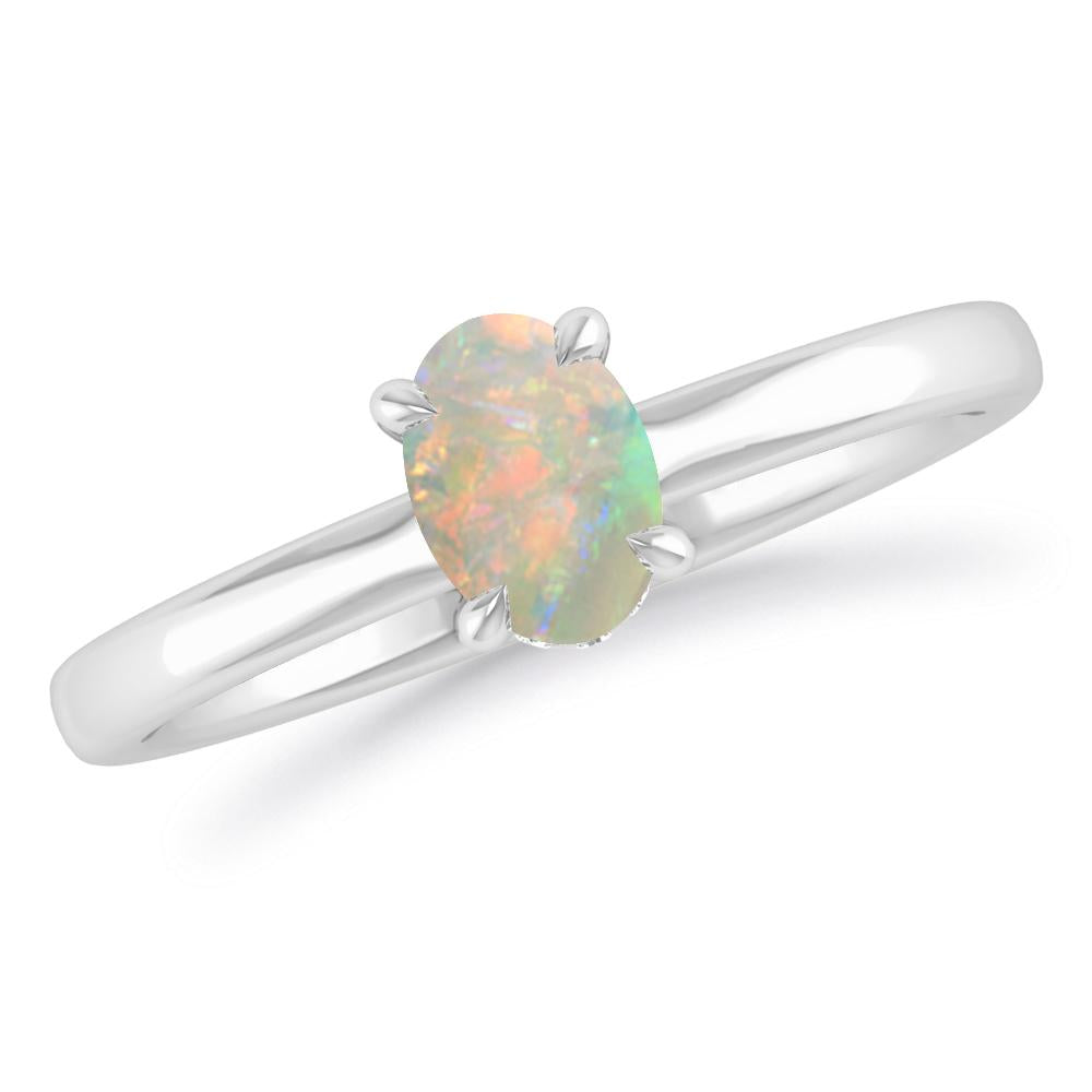 White Gold - Opal