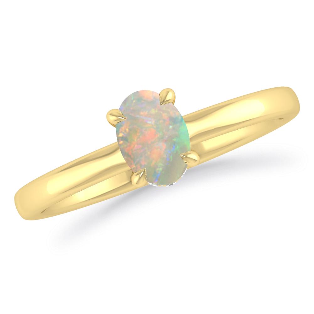 Yellow Gold - Opal