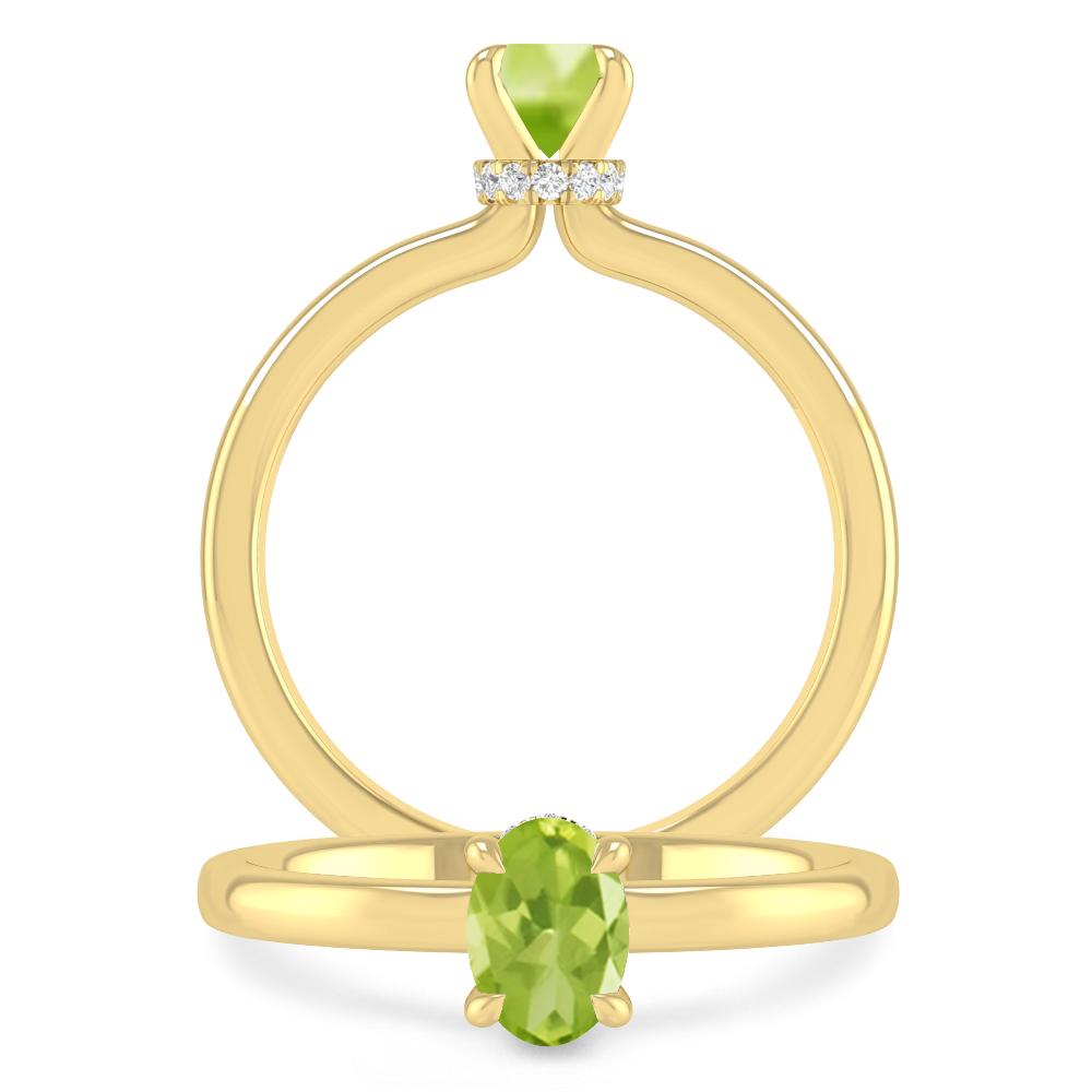 Yellow Gold - Peridot