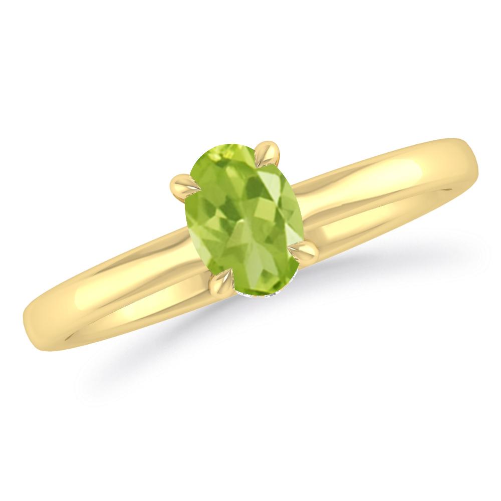 Yellow Gold - Peridot