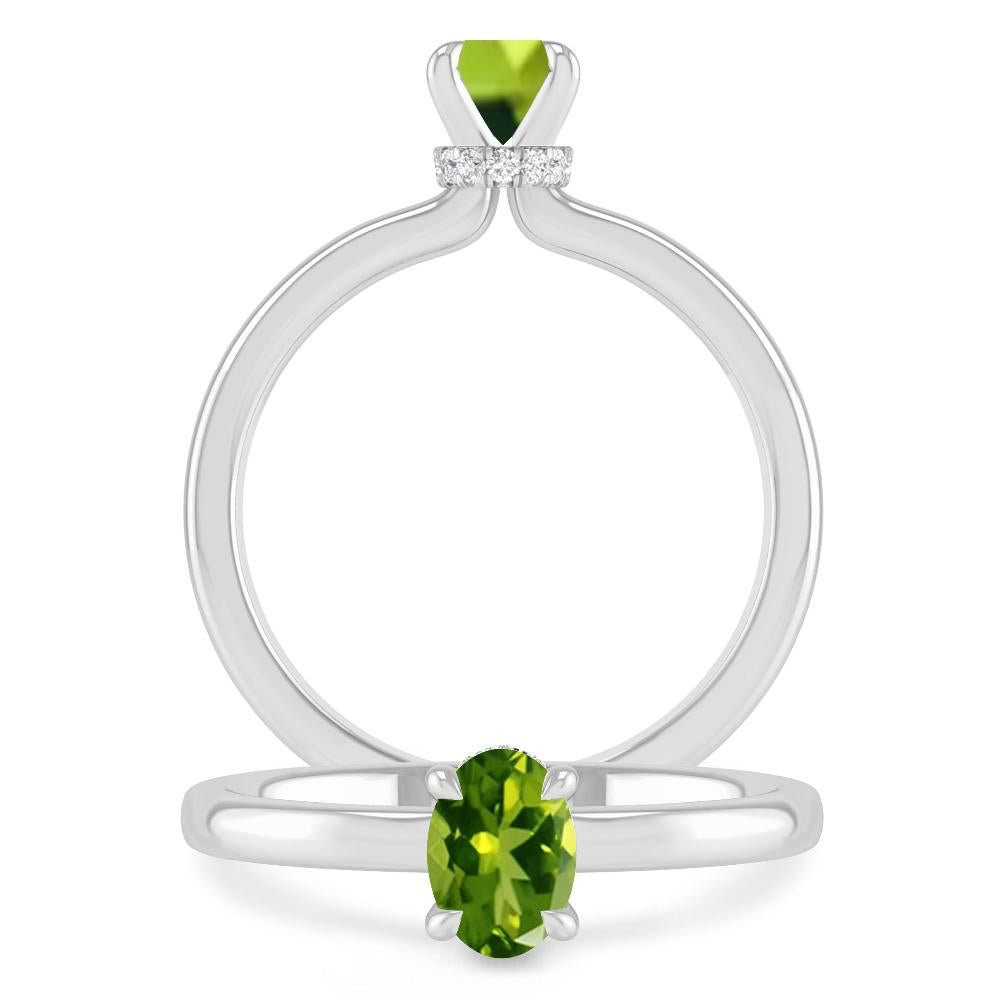 White Gold - Peridot