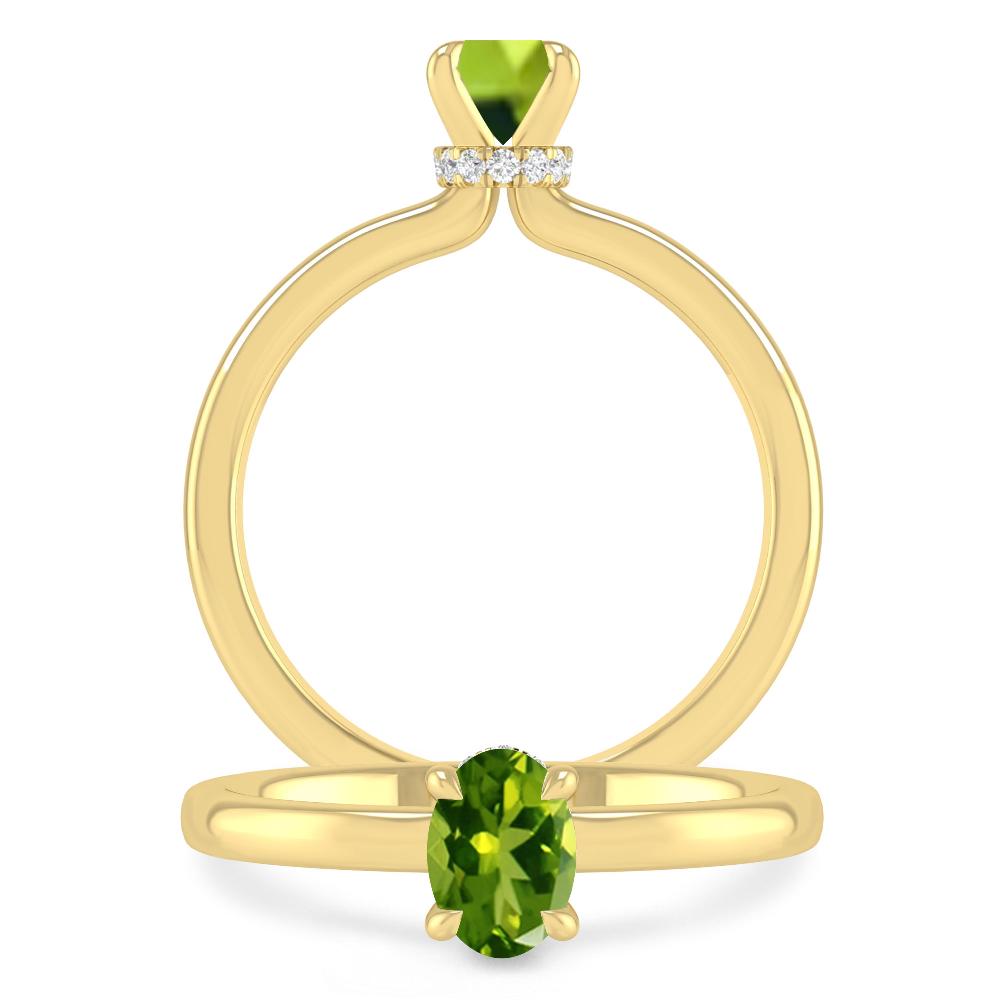 Yellow Gold - Peridot