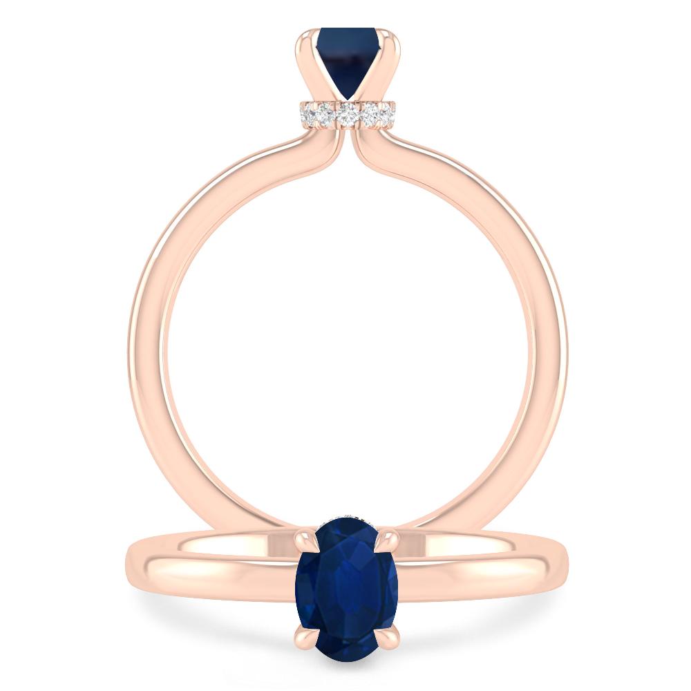 Rose Gold - Sapphire