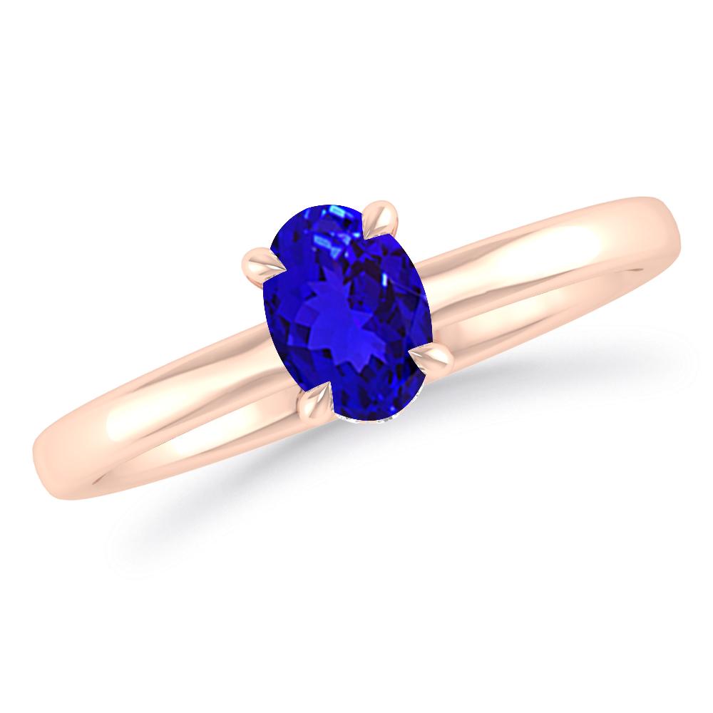 Rose Gold - Tanzanite