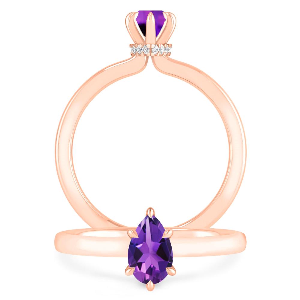 Rose Gold - Amethyst