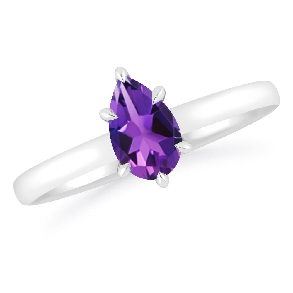 White Gold - Amethyst