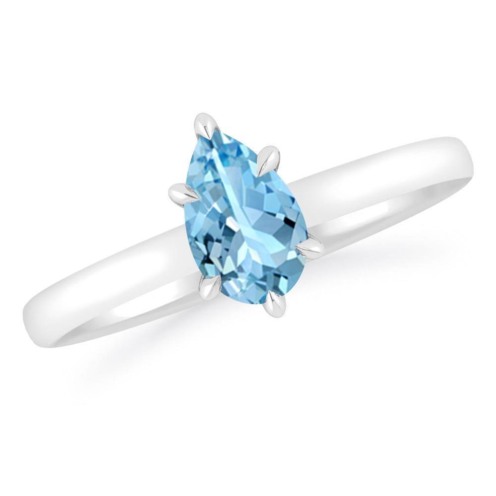 White Gold - Aquamarine