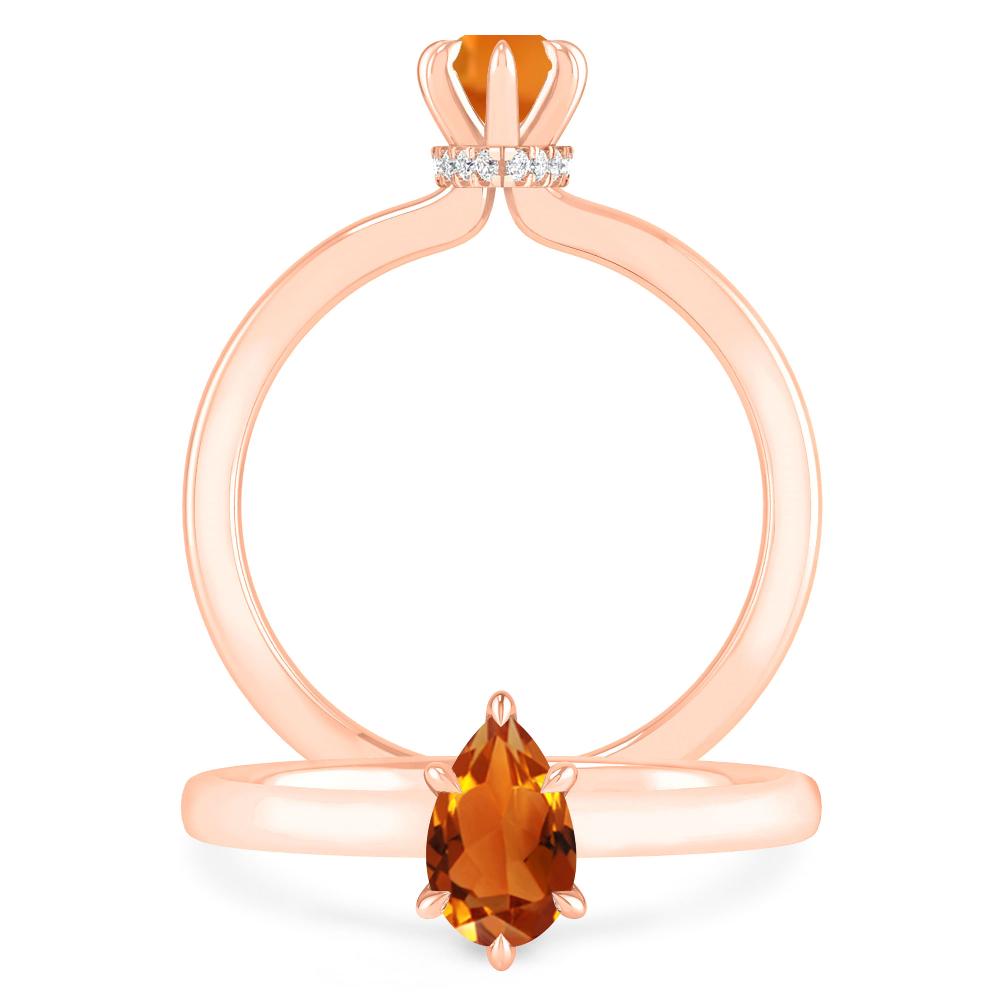 Rose Gold - Citrine