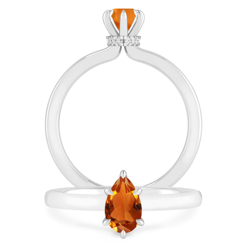 White Gold - Citrine