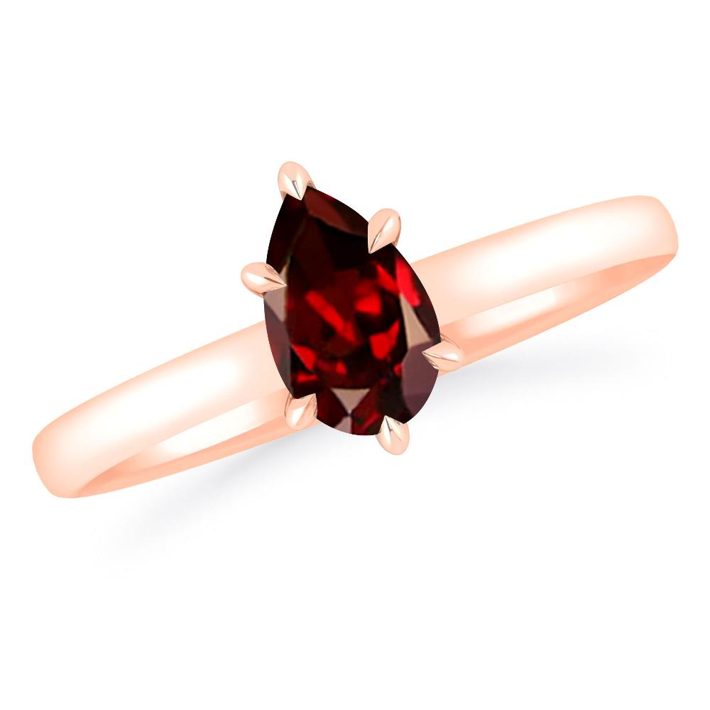 Rose Gold - Garnet