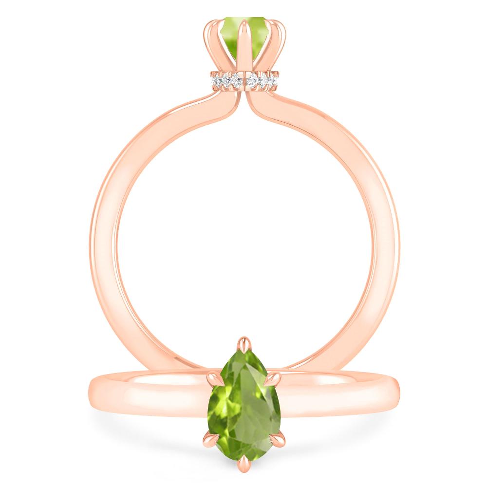 Rose Gold - Peridot