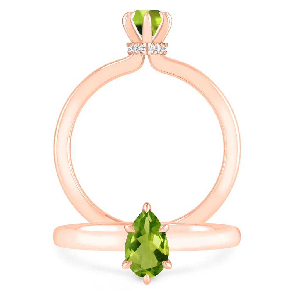 Rose Gold - Peridot