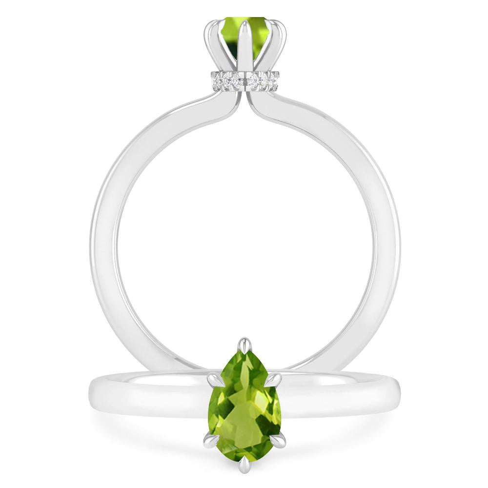 White Gold - Peridot