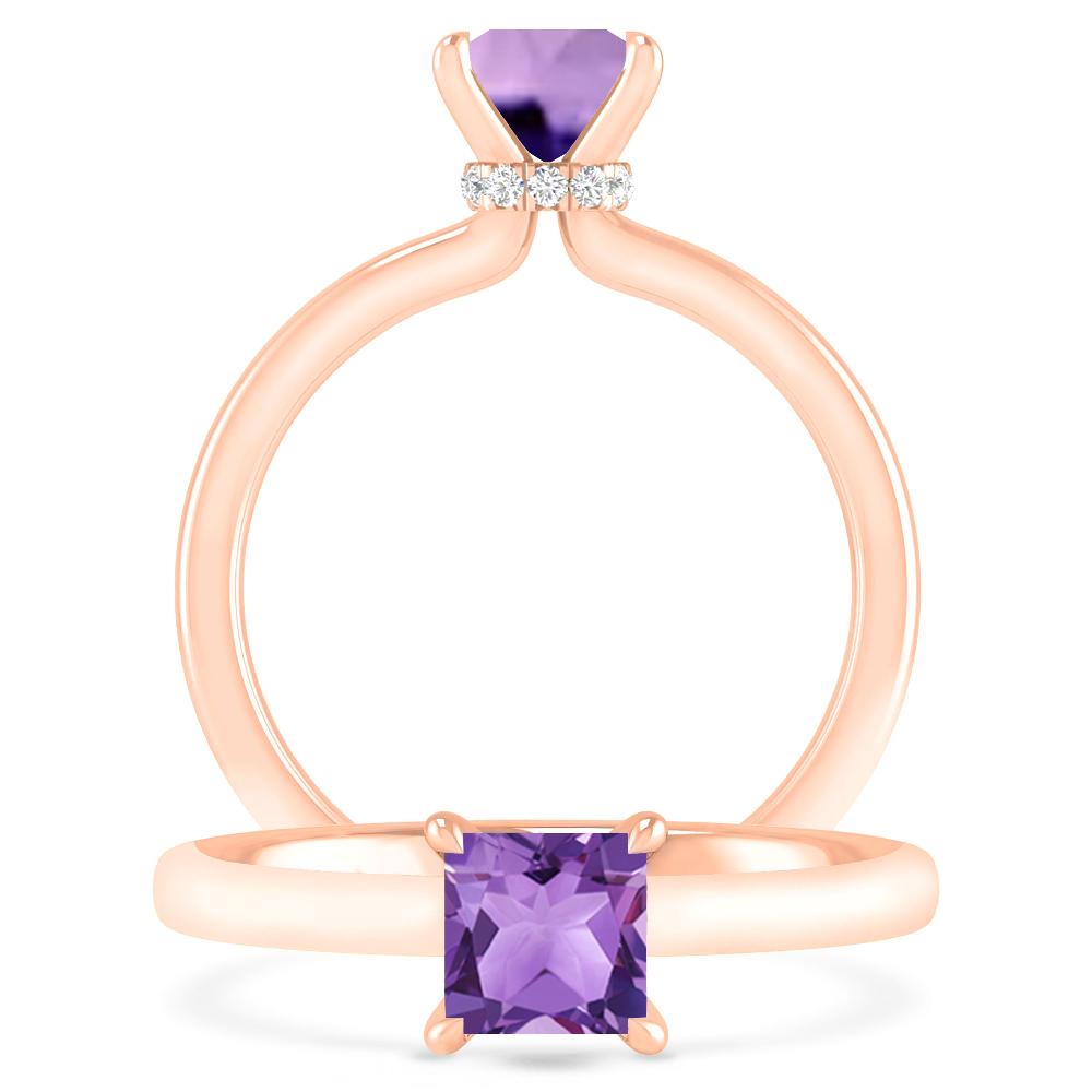 Rose Gold - Amethyst