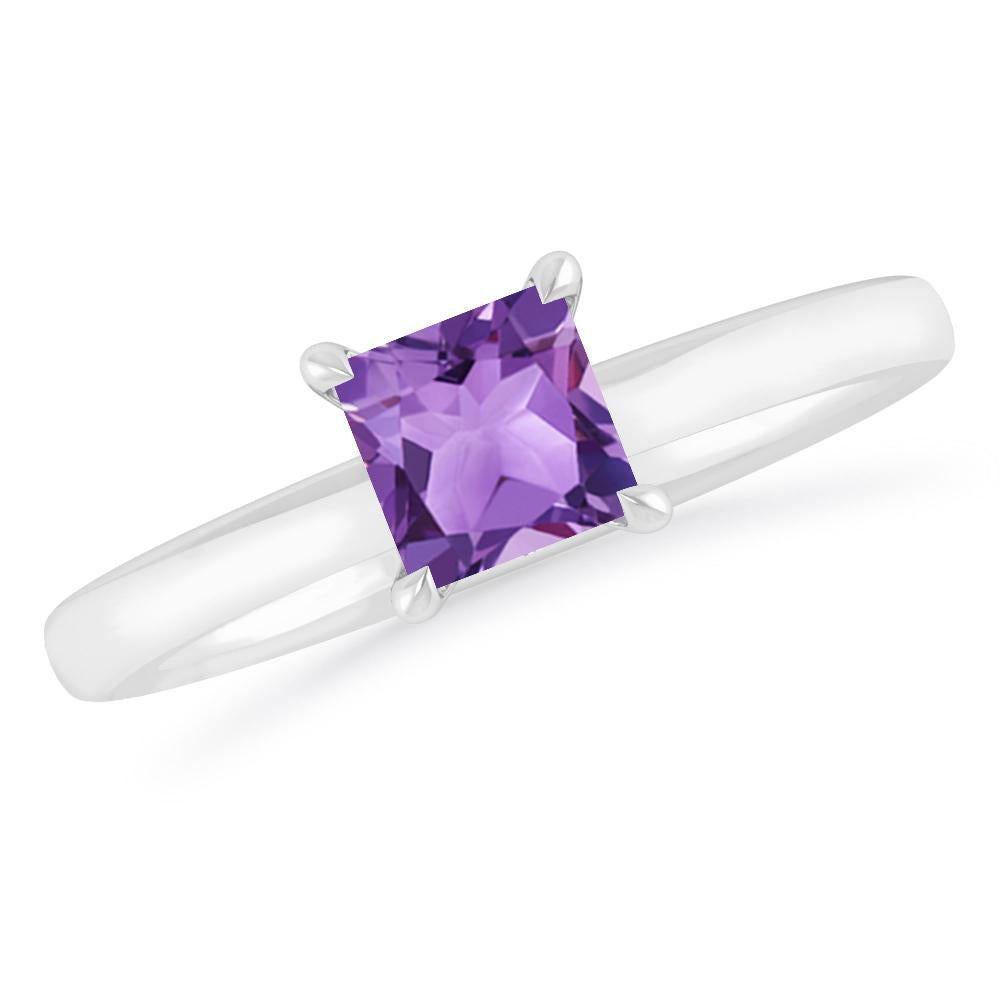 White Gold - Amethyst