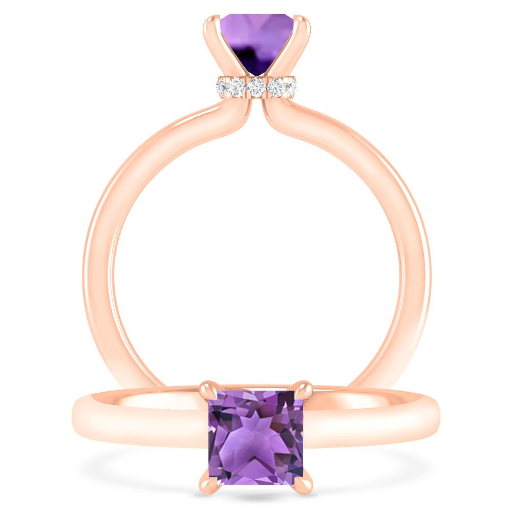 Rose Gold - Amethyst