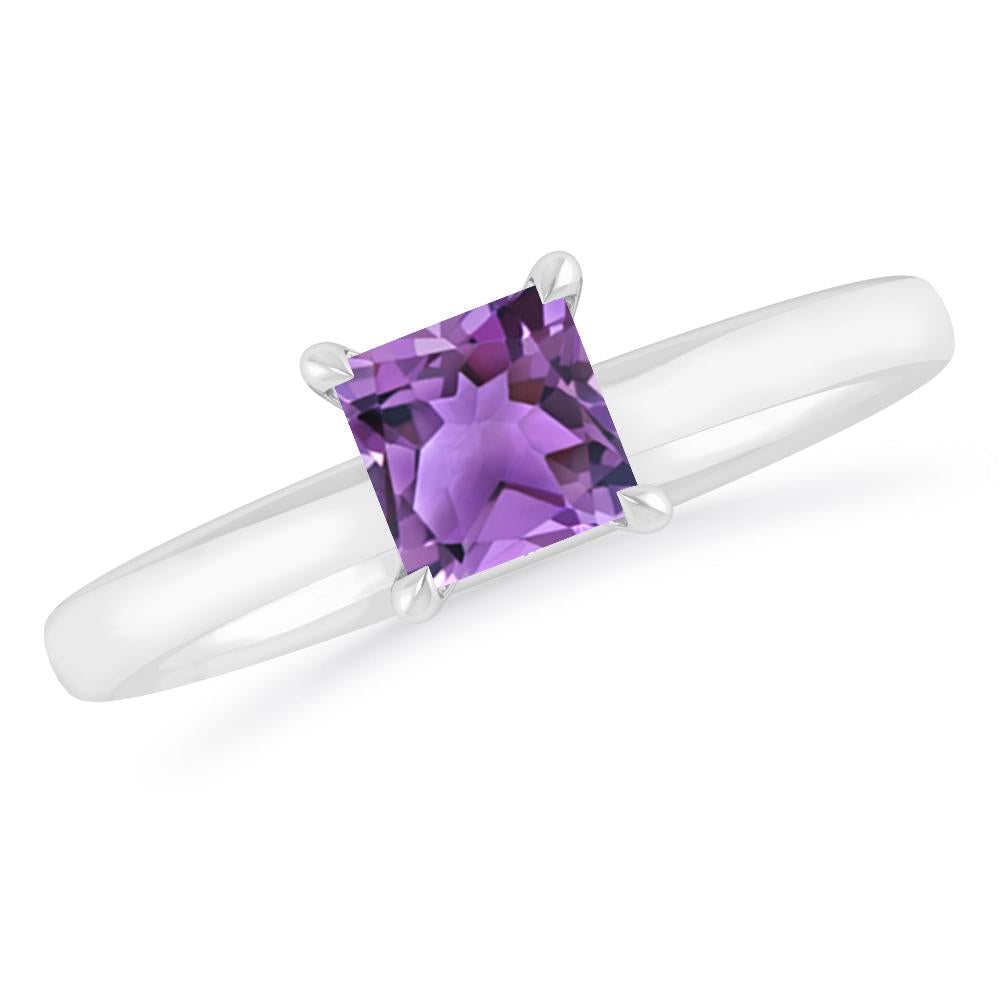 White Gold - Amethyst