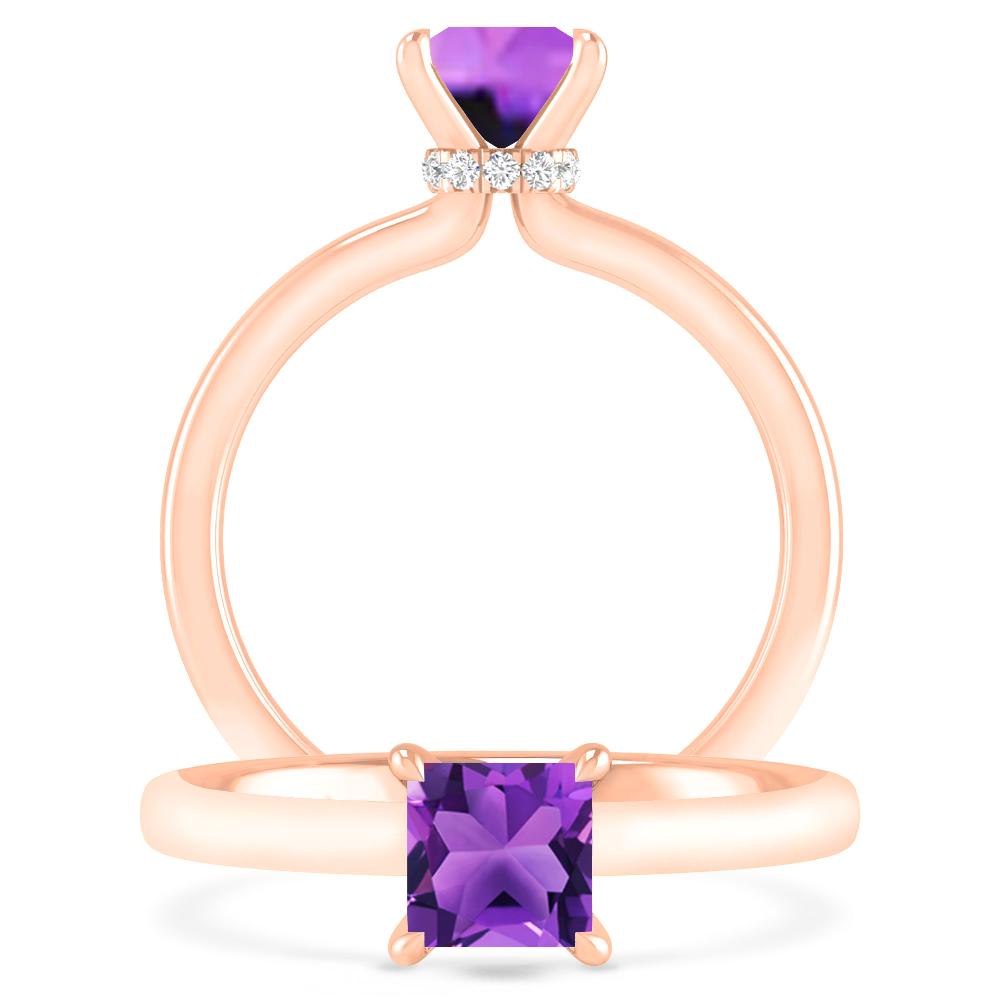 Rose Gold - Amethyst