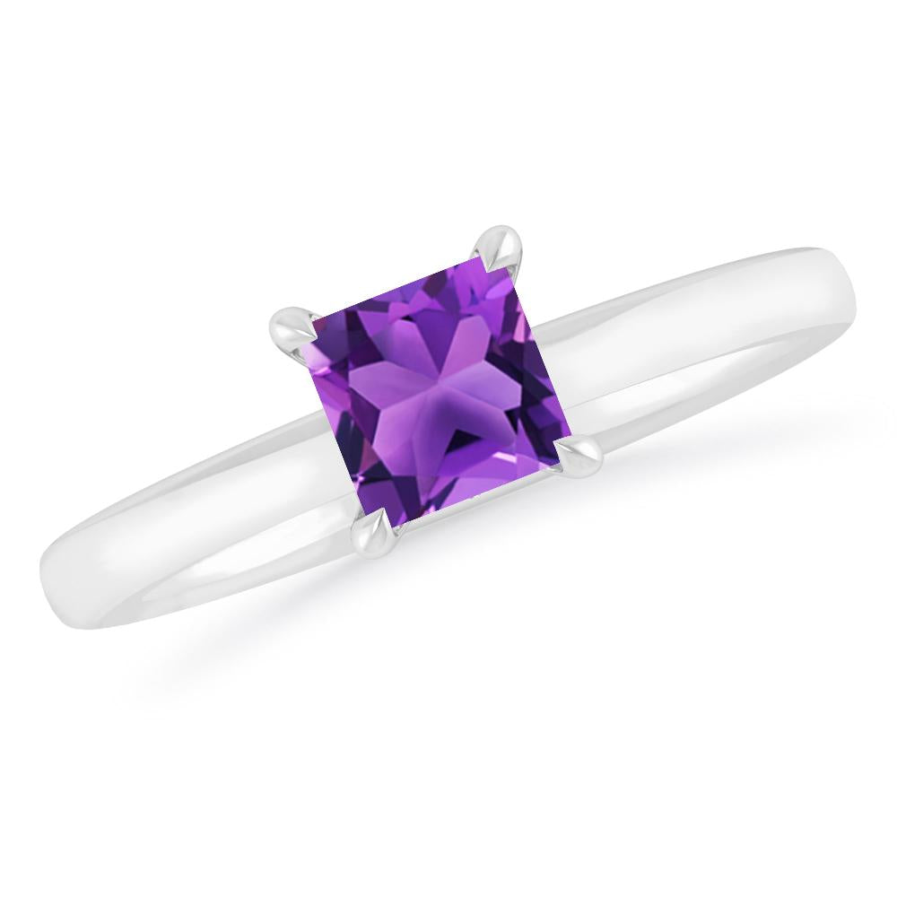 White Gold - Amethyst