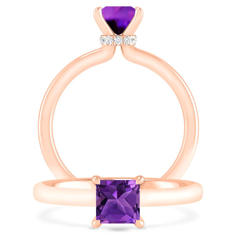 Rose Gold - Amethyst