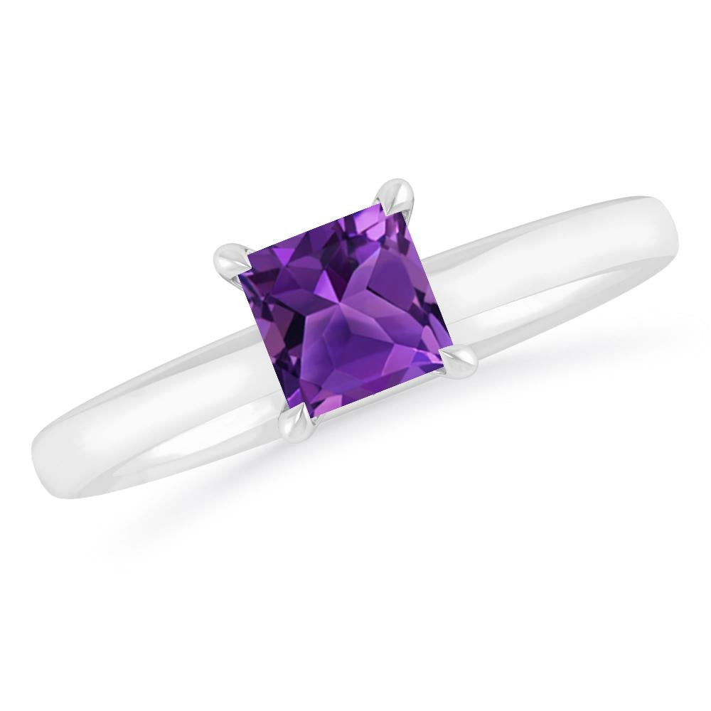 White Gold - Amethyst