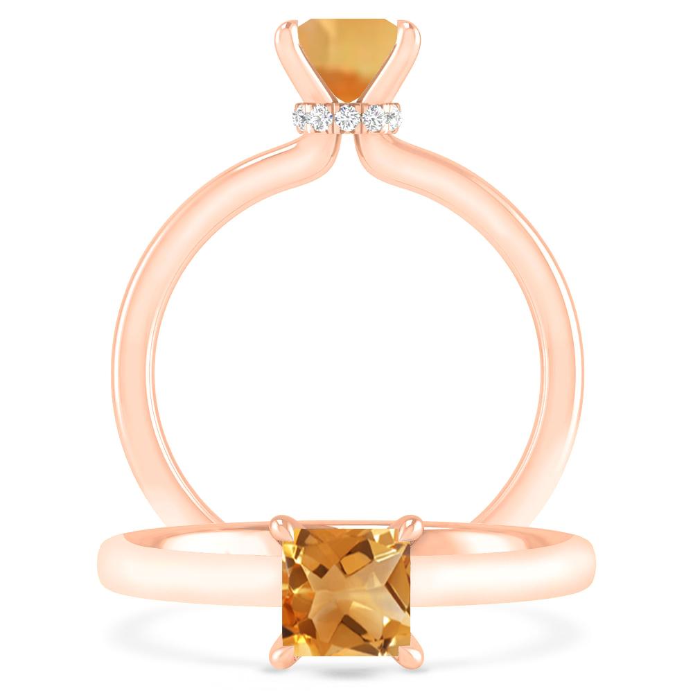 Rose Gold - Citrine