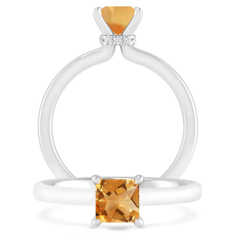 White Gold - Citrine