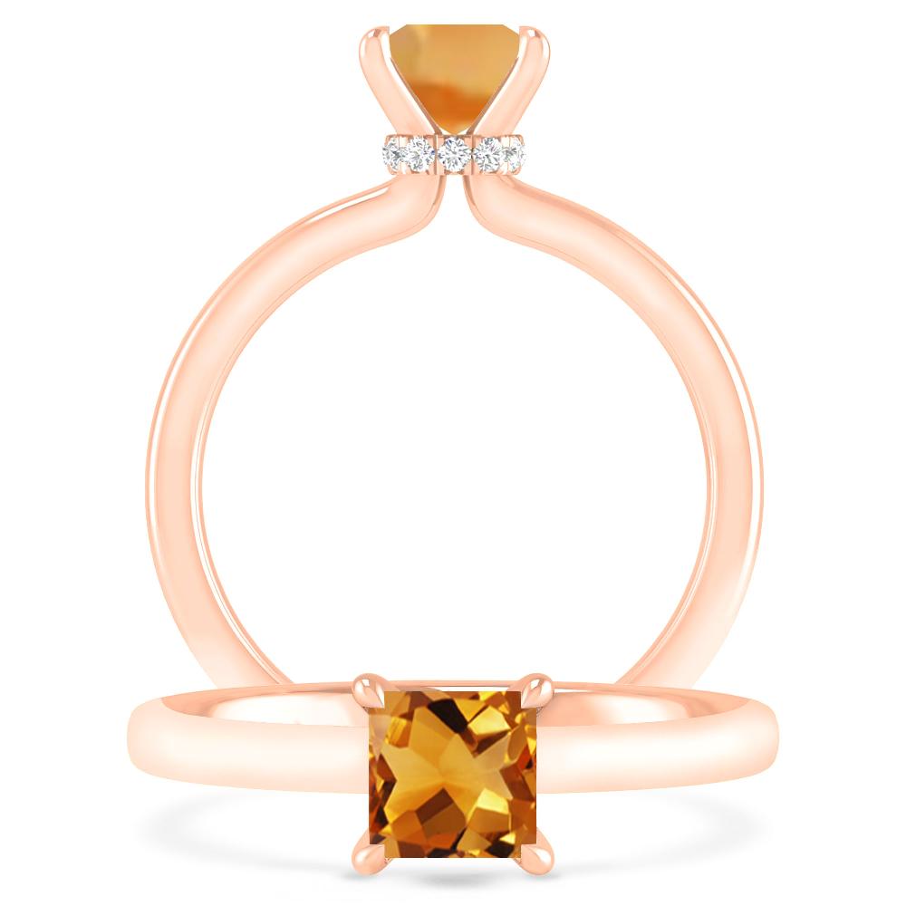 Rose Gold - Citrine