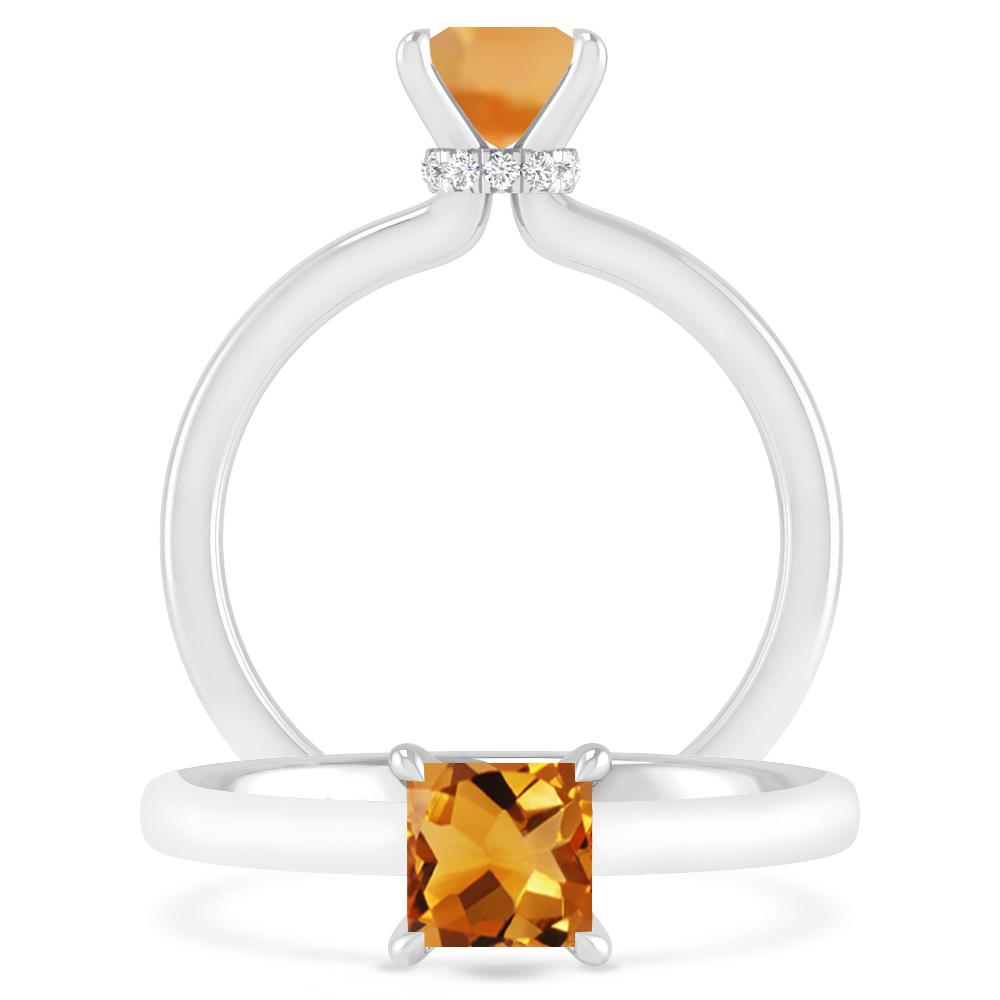 White Gold - Citrine