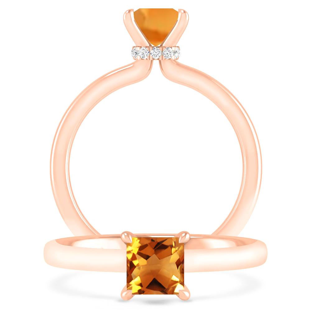 Rose Gold - Citrine