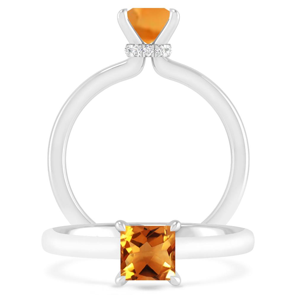 White Gold - Citrine