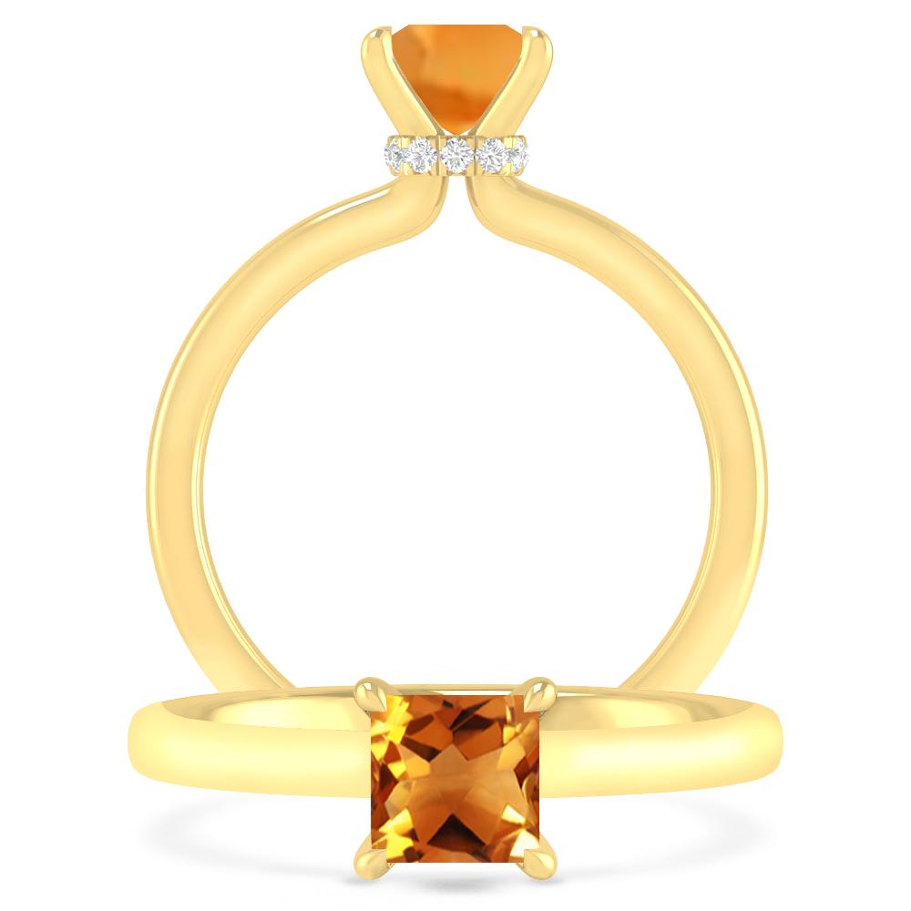 Yellow Gold - Citrine