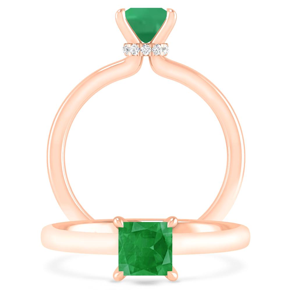 Rose Gold - Emerald