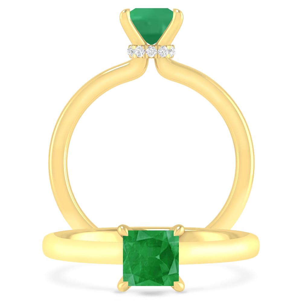 Yellow Gold - Emerald