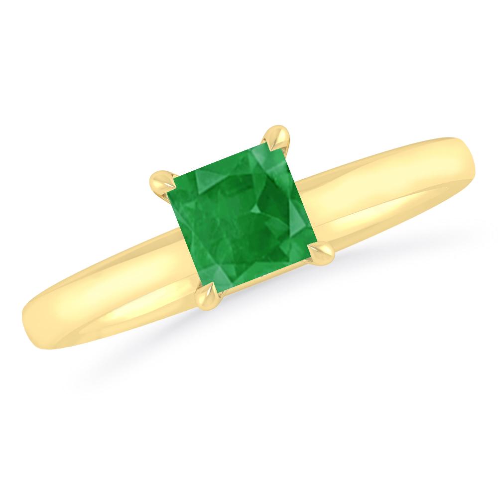 Yellow Gold - Emerald