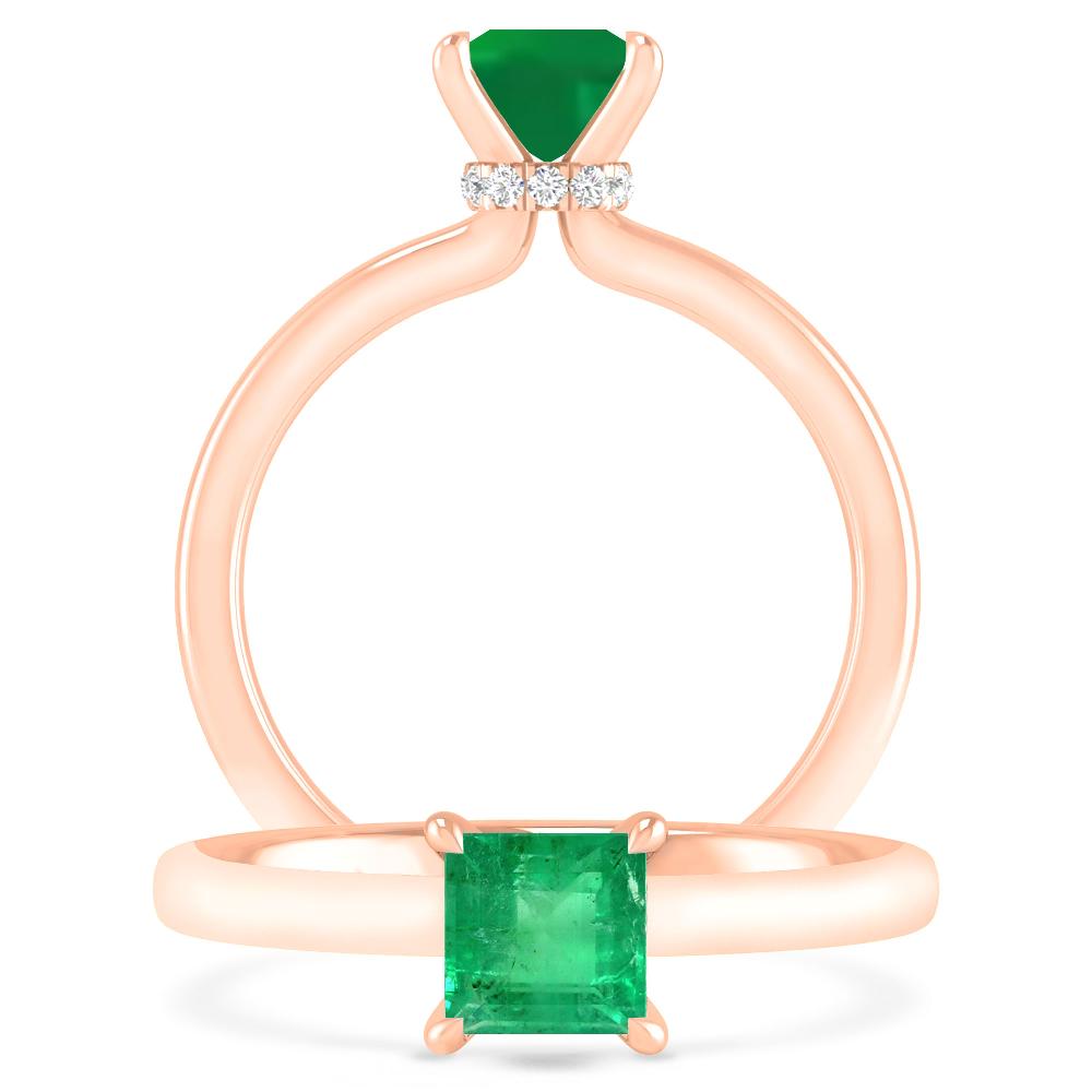 Rose Gold - Emerald