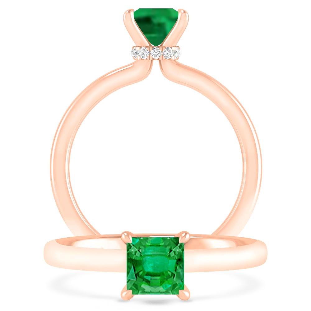 Rose Gold - Emerald