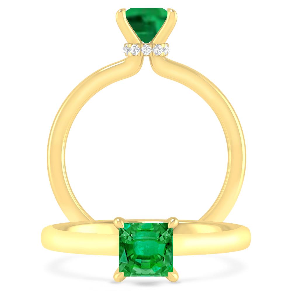 Yellow Gold - Emerald