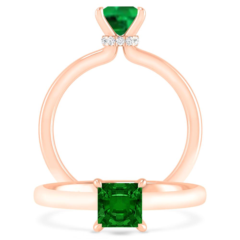 Rose Gold - Emerald