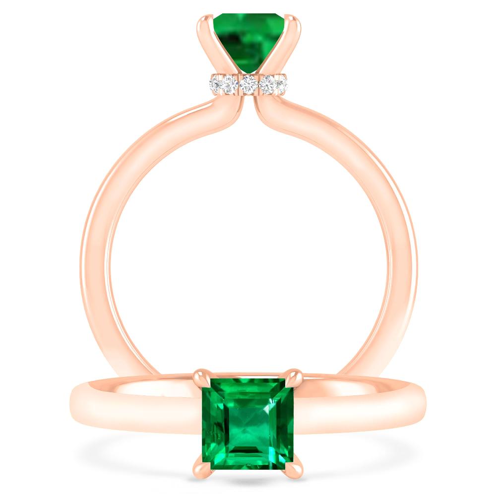 Rose Gold - Emerald