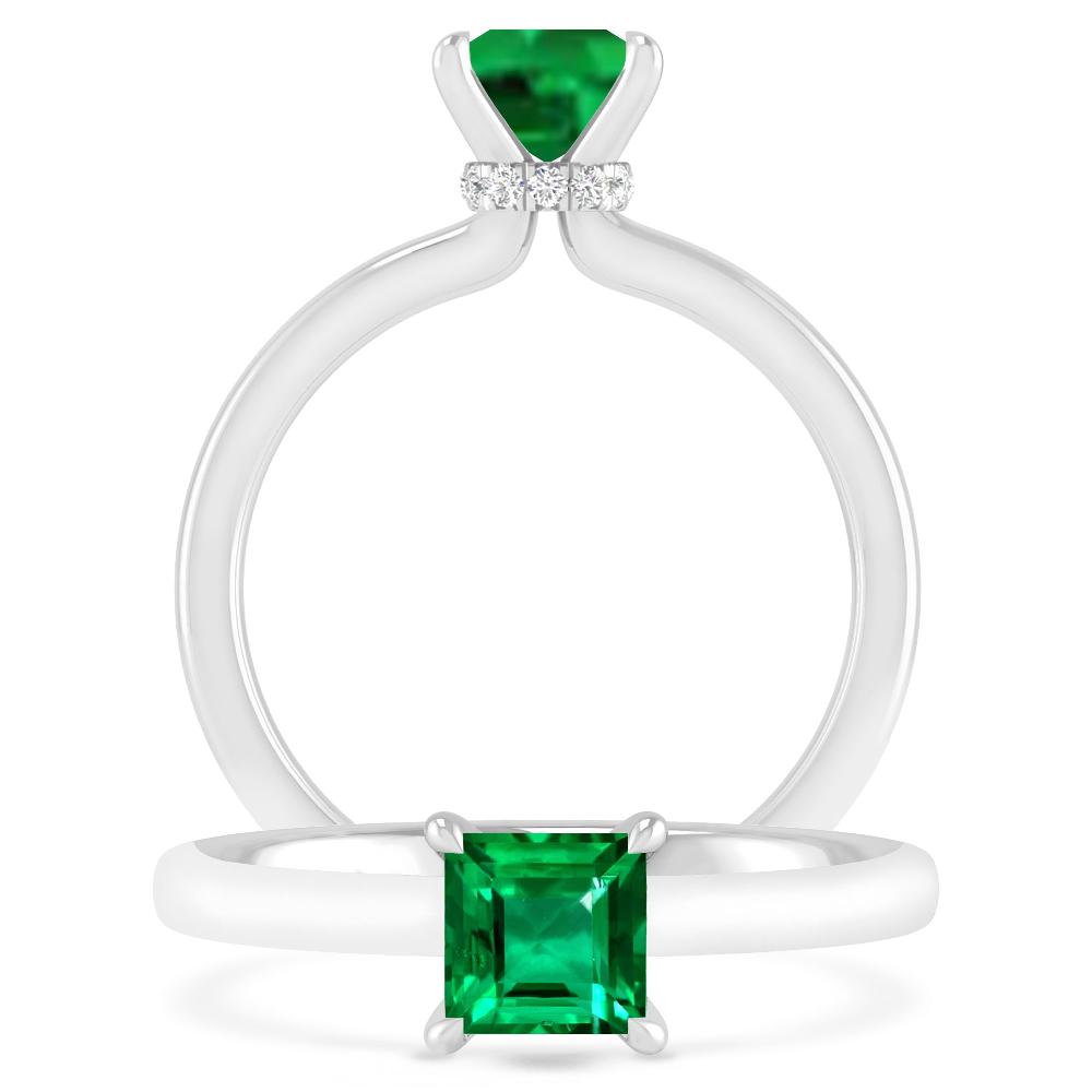 White Gold - Emerald