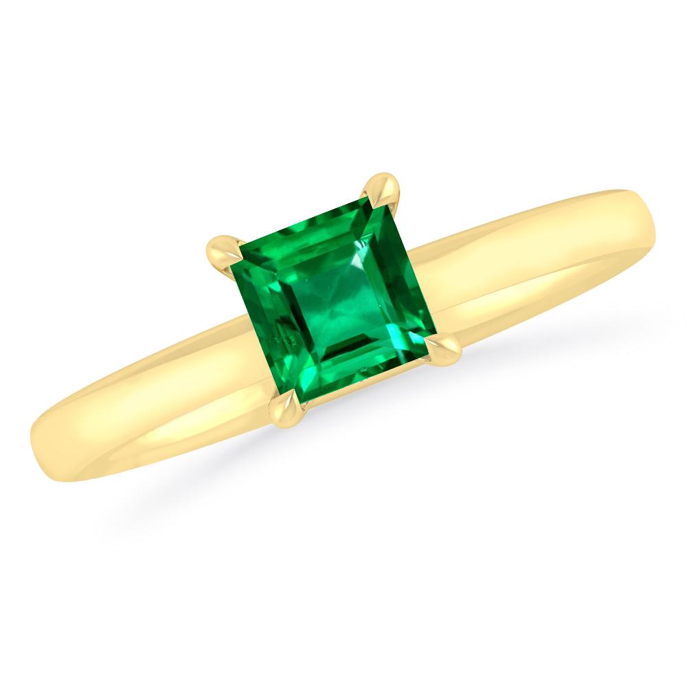 Yellow Gold - Emerald