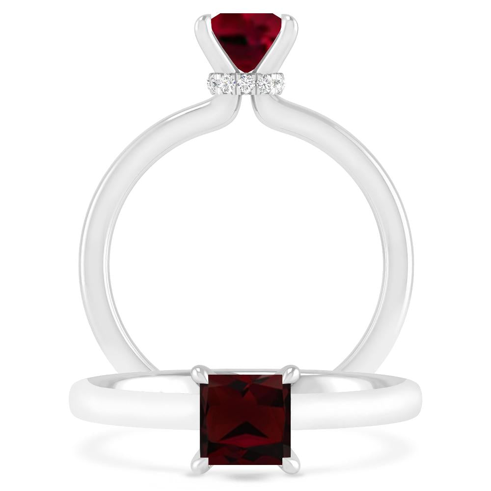 White Gold - Garnet