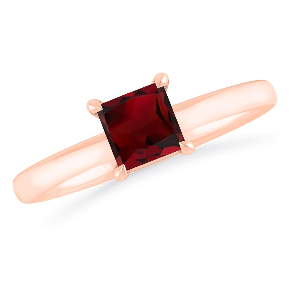 Rose Gold - Garnet