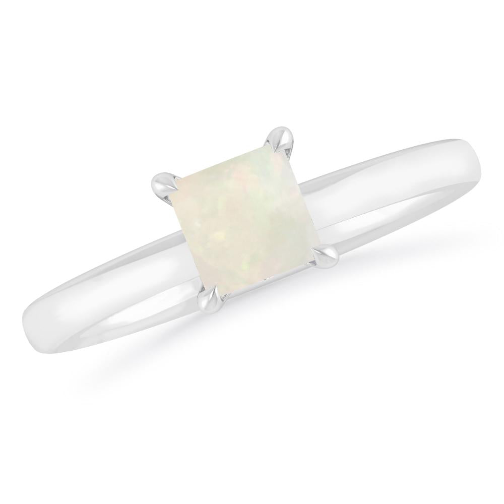 White Gold - Opal