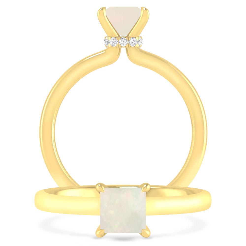 Yellow Gold - Opal